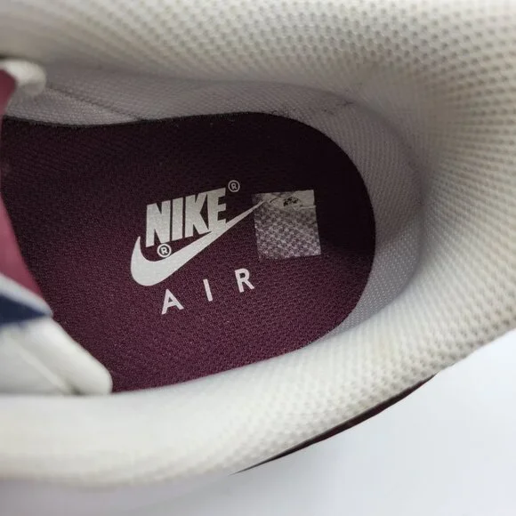 Nike Air Force 1 CJ8731 100 Low Mens Sneakers Size 10 White & Maroon - Picture 15 of 16